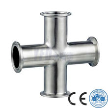 Sanitary Stainless Steel Long-Type Clamped Cross